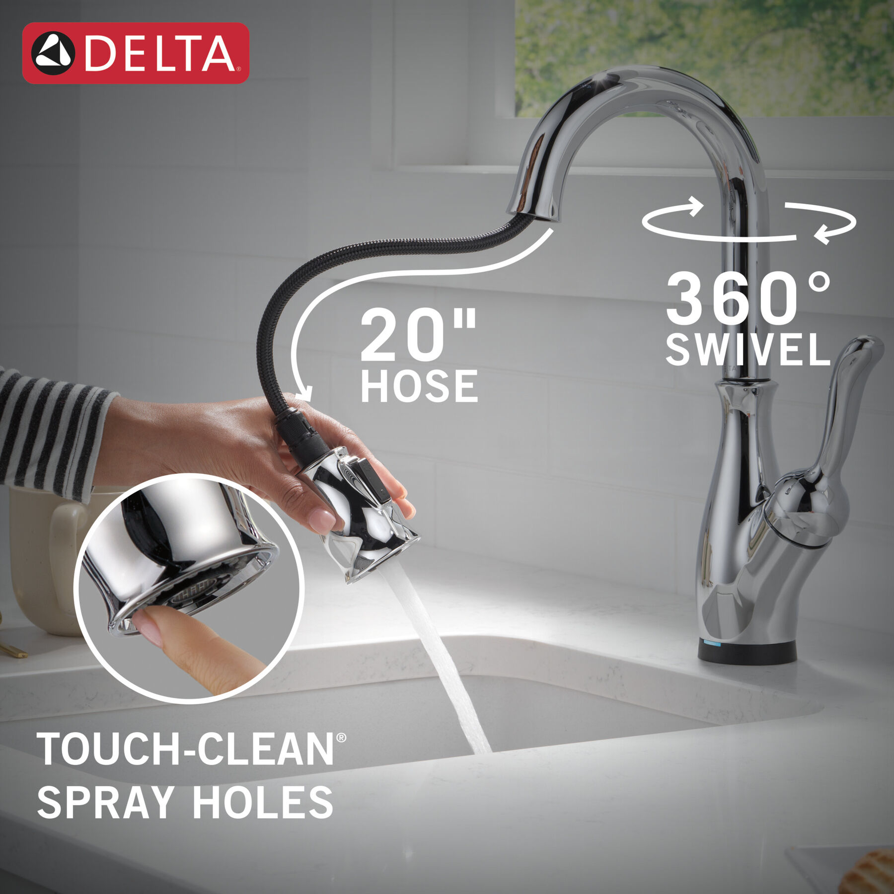 Touch2O® Bar / Prep Faucet with Touchless Technology, image 8