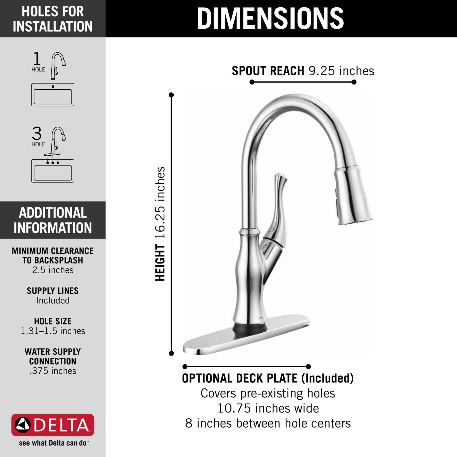 Single-Handle Pull-Down Kitchen Faucet with Touch<sub>2</sub>O® Technology Technology, image 3