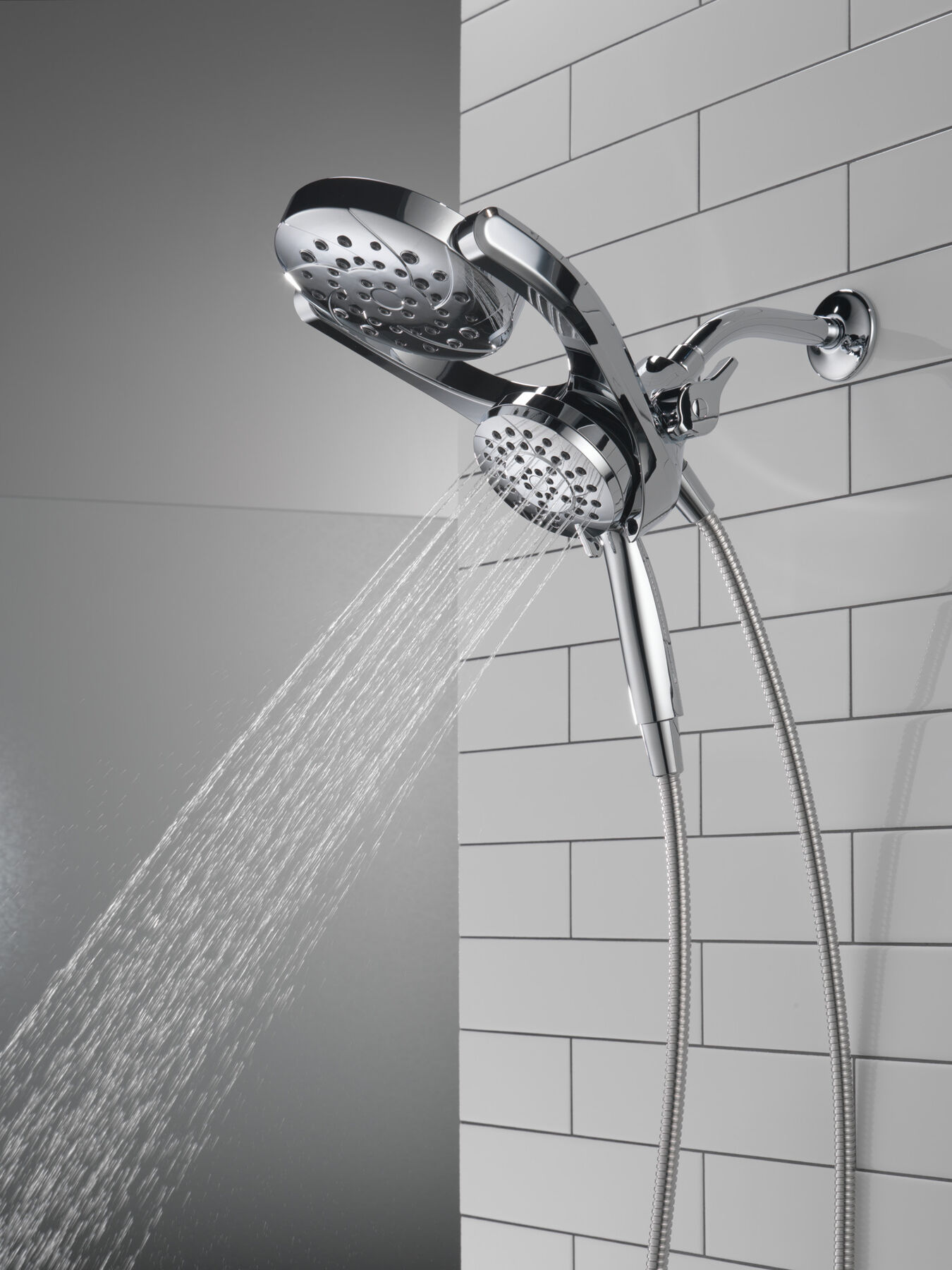 Cabezal de ducha dos en uno de 4 ajustes HydroRain®, imagen 12