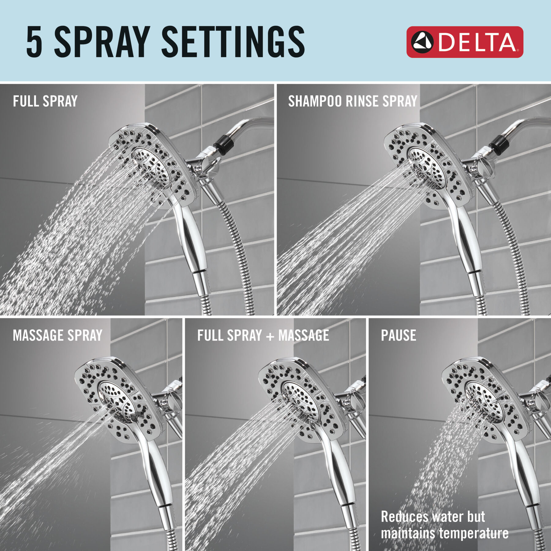 Centerset Lavatory Faucet with 14 Series Tub Shower Trim Bundle, image 9