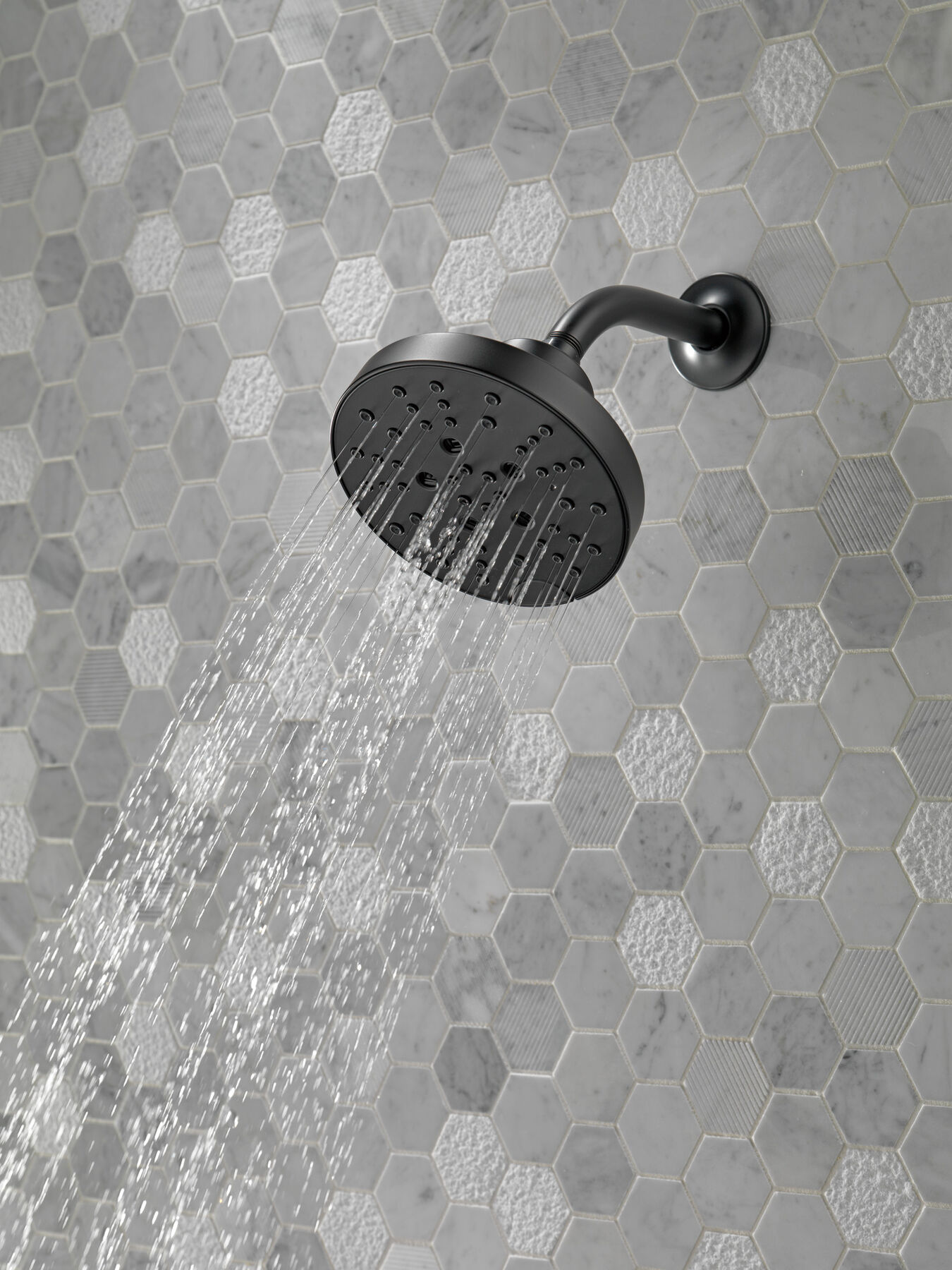 Regadera tipo lluvia H<sub>2</sub>Okinetic® contemporánea de 5 funciones, imagen 7
