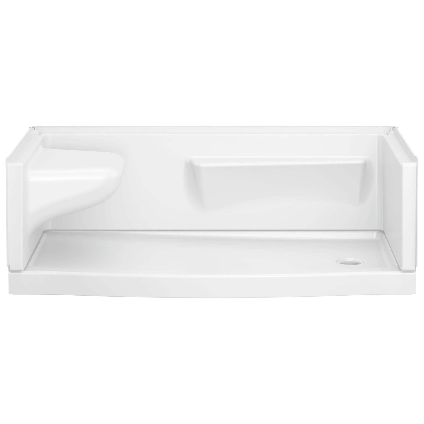 60x32 Alcove Shower Bundle - Left Seat Right Drain Curve