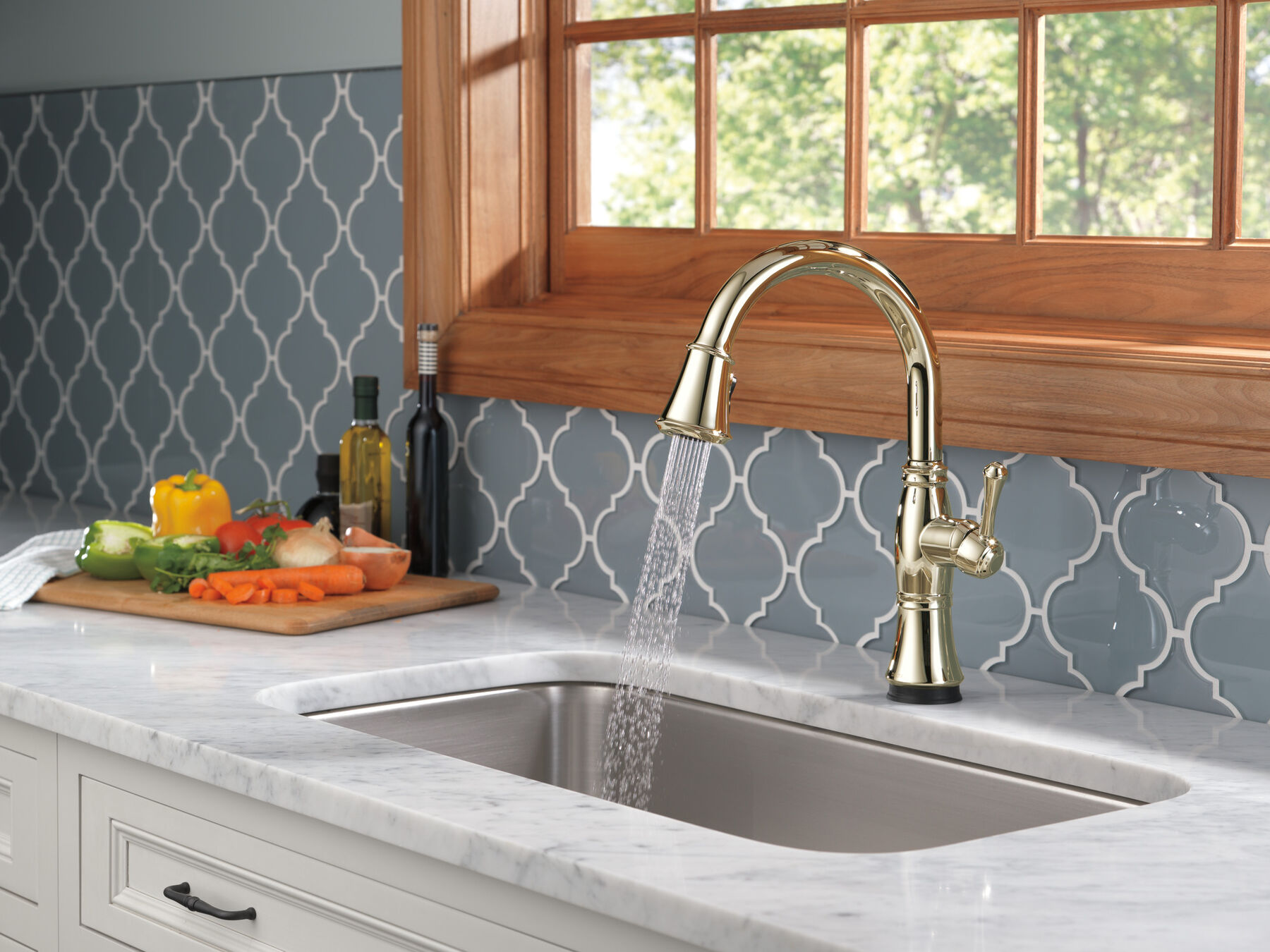Llave para cocina monomando extensible con tecnologías Touch<sub>2</sub>O® y ShieldSpray®, imagen 9