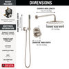 Raincan Shower Rough & Trim w/ HS 1L 14S (Recertified)