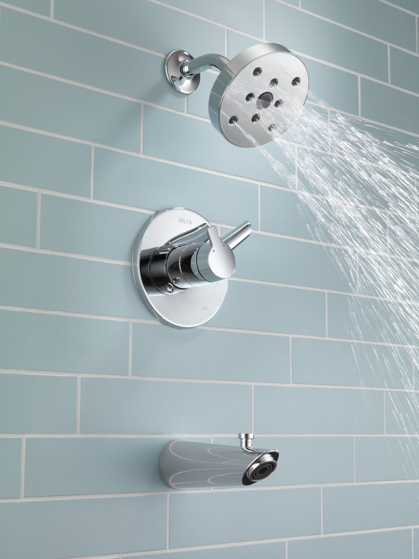 Terminaciones de ducha y bañera Monitor® serie 17 con H<sub>2</sub>Okinetic®, imagen 1