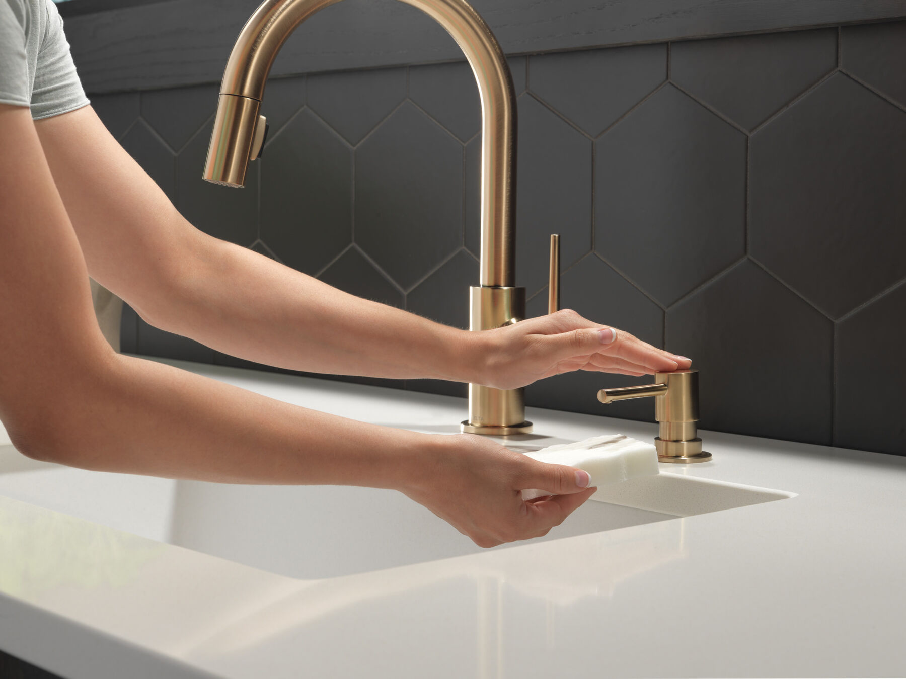 Llave para cocina monomando extensible (producto recertificado), imagen 9