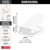 Standard Elongated Electric Bidet Toilet Seat