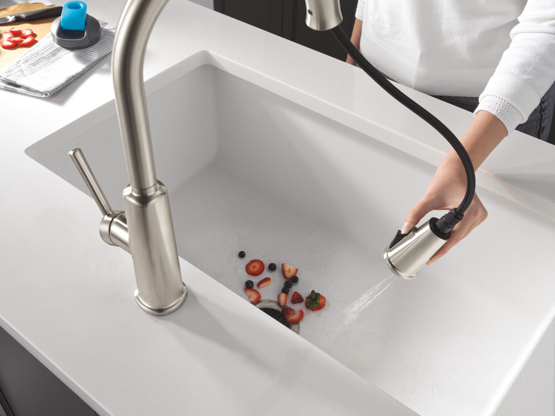 Llave para cocina monomando extensible, imagen 6
