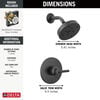 Widespread Lavatory Faucet with Shower Trim and Rough Bundle - 14 Series