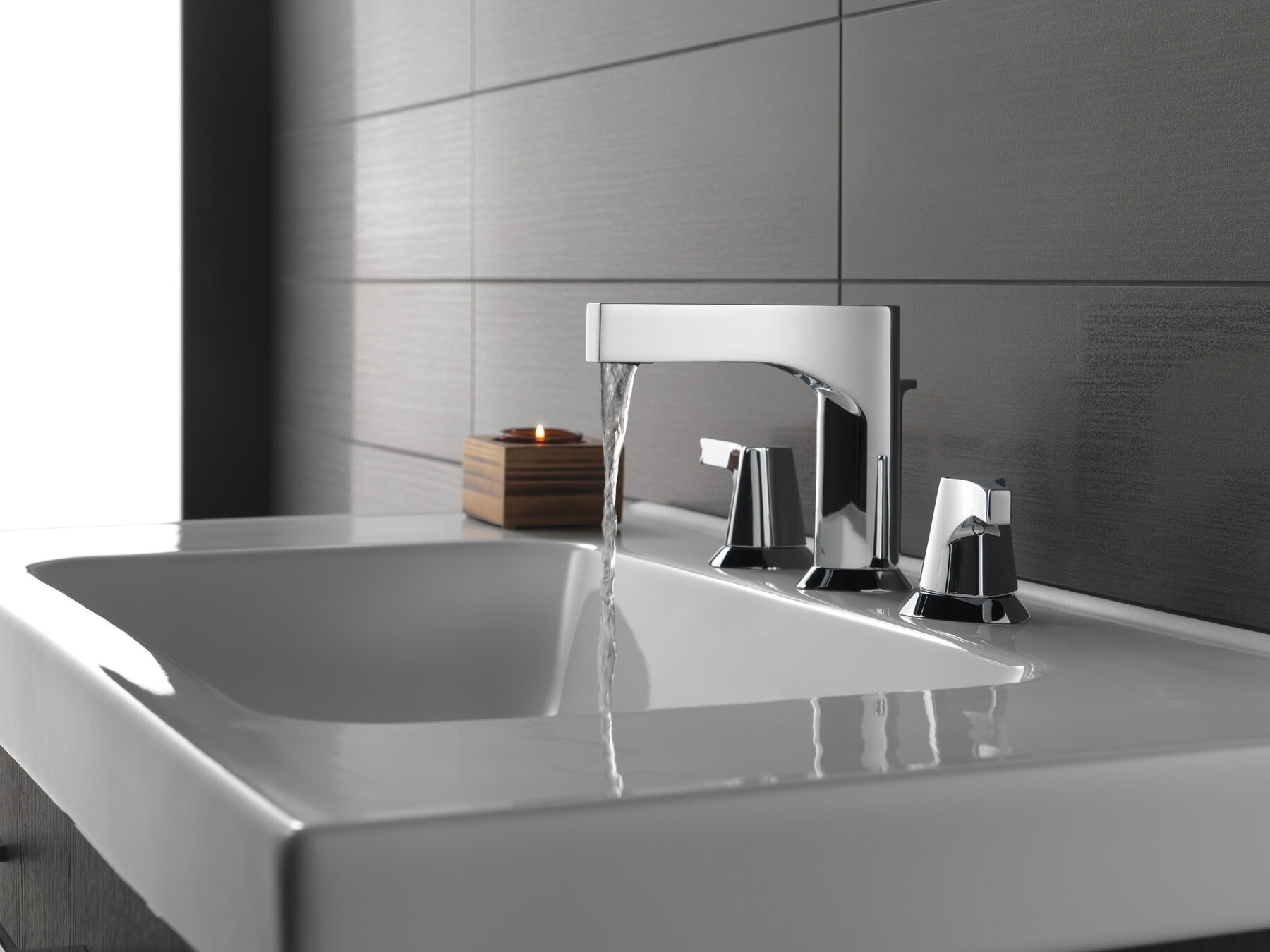 Llave para baño de extensión con dos manijas, imagen 1