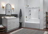 60x32 Alcove Bathtub Bundle with Trim, Drain and Overflow - Left Drain