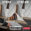 Llave para cocina monomando extensible con dispensador de jabón y tecnología ShieldSpray®