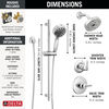 3-Function Custom Shower Bundle with ProClean Hand Shower