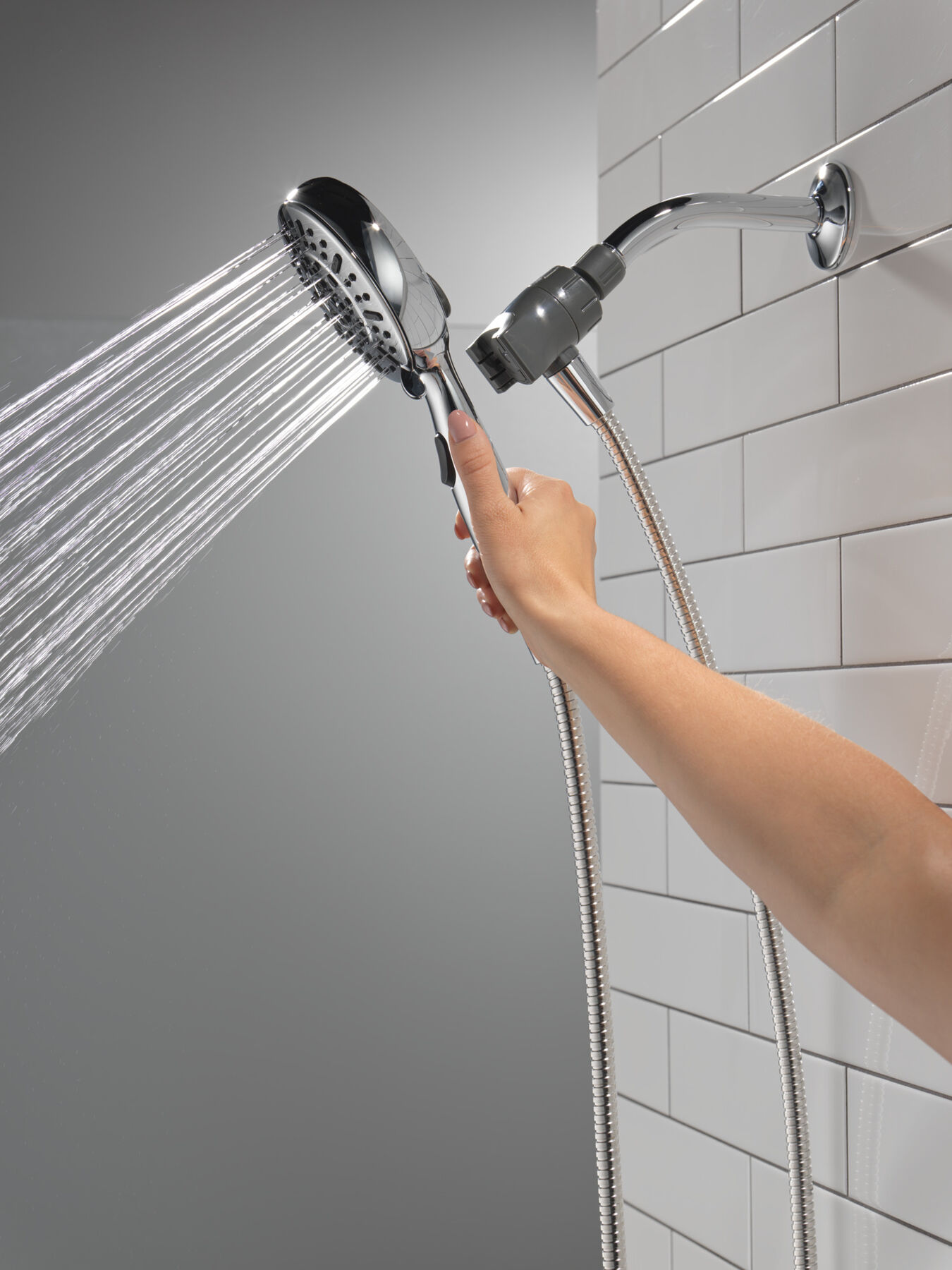 6-Setting SureDock® Magnetic Hand Shower, image 4