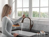 Llave para cocina monomando extensible con tecnologías Touch<sub>2</sub>O® y ShieldSpray®