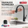 Single Handle Pull-Down Touch<sub>2</sub>O® Technology Kitchen Faucet with Touchless Technology