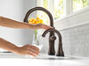 Llave para cocina monomando extensible con tecnologías Touch<sub>2</sub>O® y ShieldSpray®