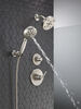 Ducha manual de 7 ajustes de montaje en pared con rociado de limpieza
