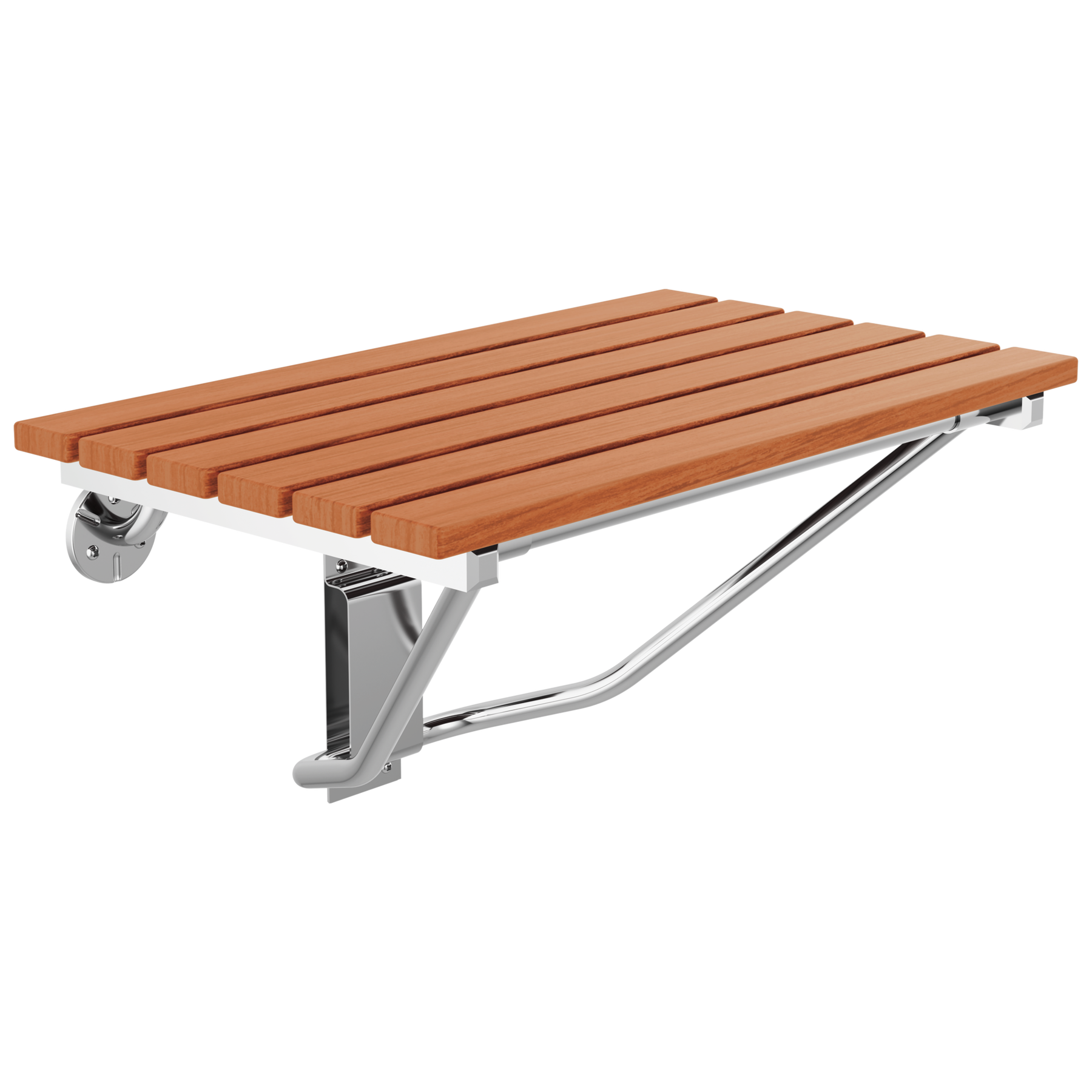 Asiento para ducha rebatible que cumple con la ley ADA