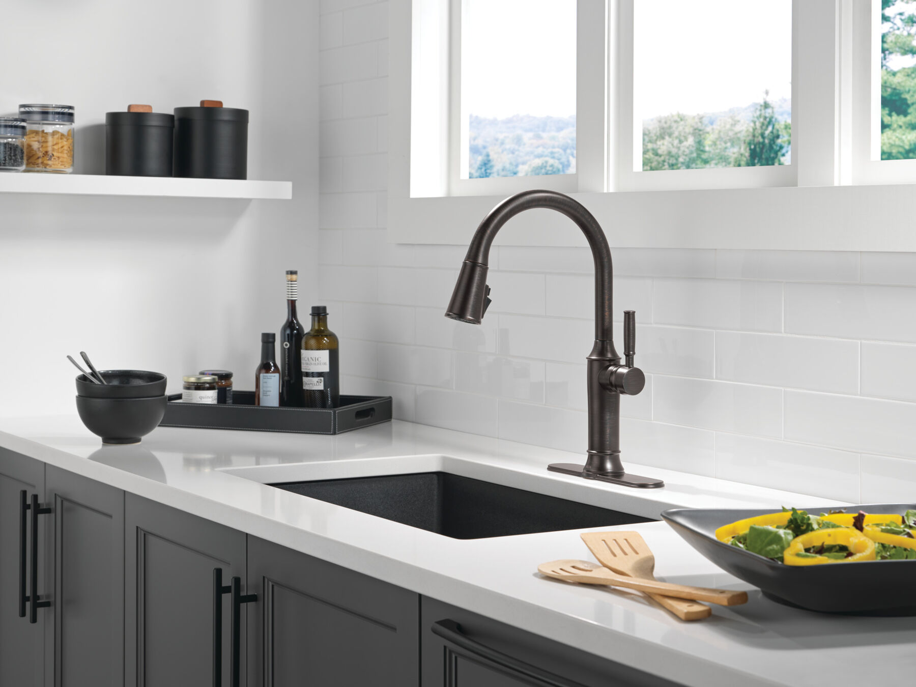 Llave para cocina monomando extensible, imagen 8