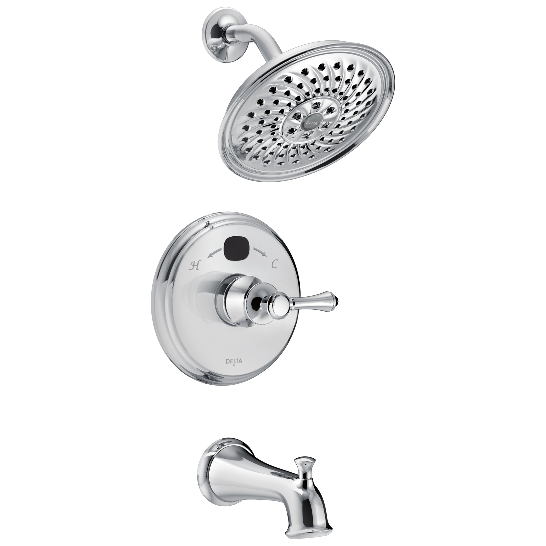 Terminaciones de ducha y bañera tradicionales serie 14 con Temp2O®