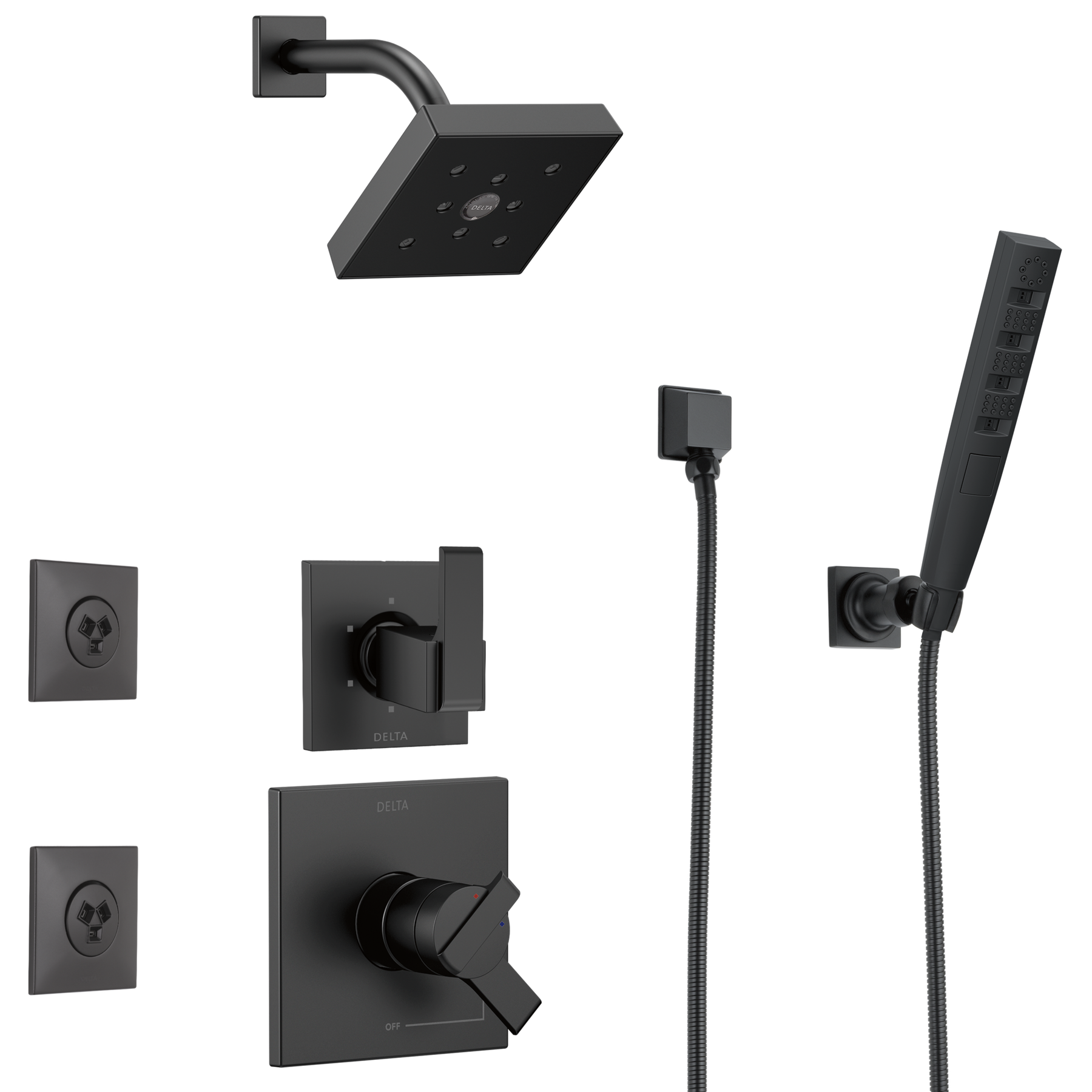 Accesorio de rociador para el cuerpo HydraChoice cuadrado (producto recertificado), imagen 1
