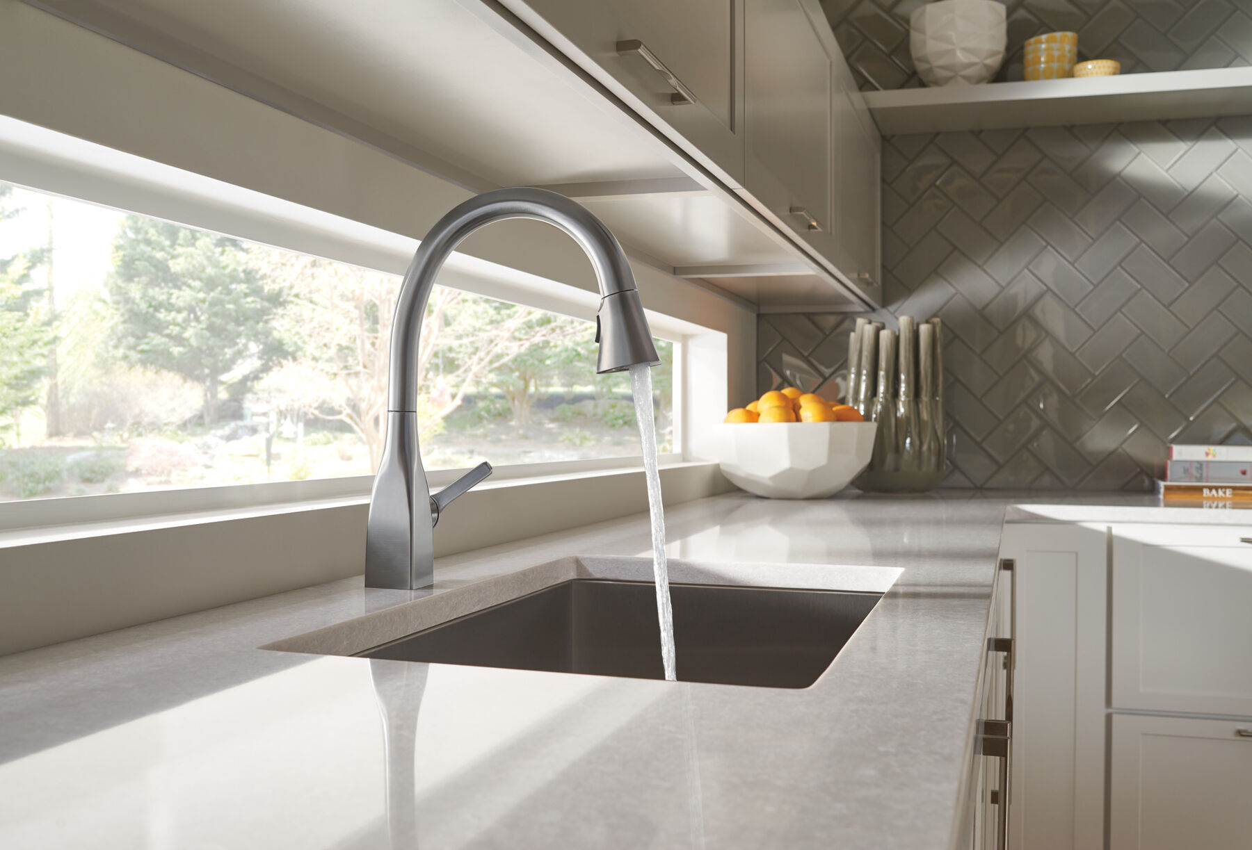 Llave para cocina monomando extensible con tecnología ShieldSpray® (producto recertificado), imagen 2