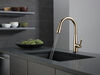 Paquete de llave para cocina extensible 1L Touch2O con activación por voz y dispensador de jabón