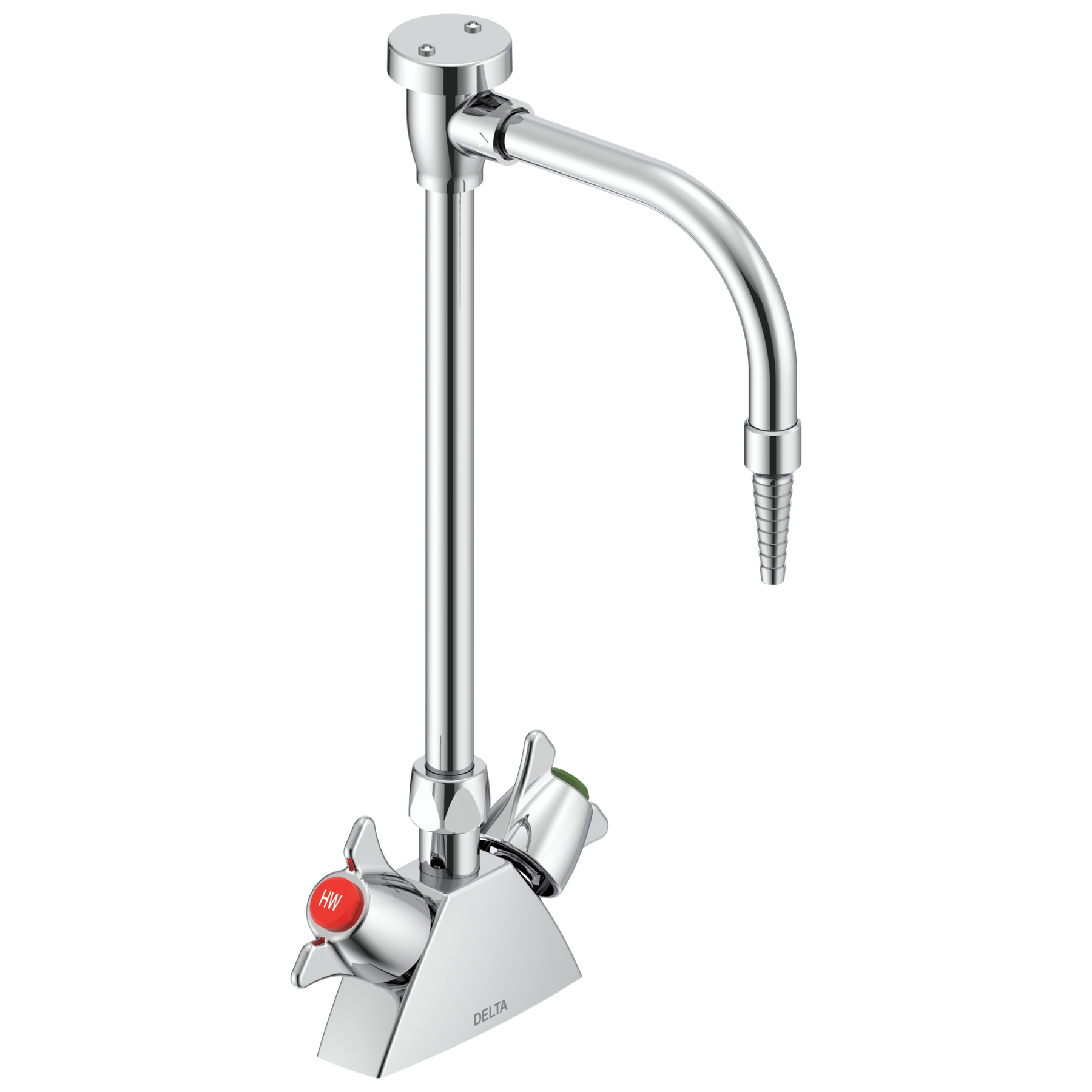 Two Handle Deck-mount Laboratory Mixing Faucet