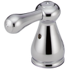 Juego de manijas tipo palanca de metal 2H para baño