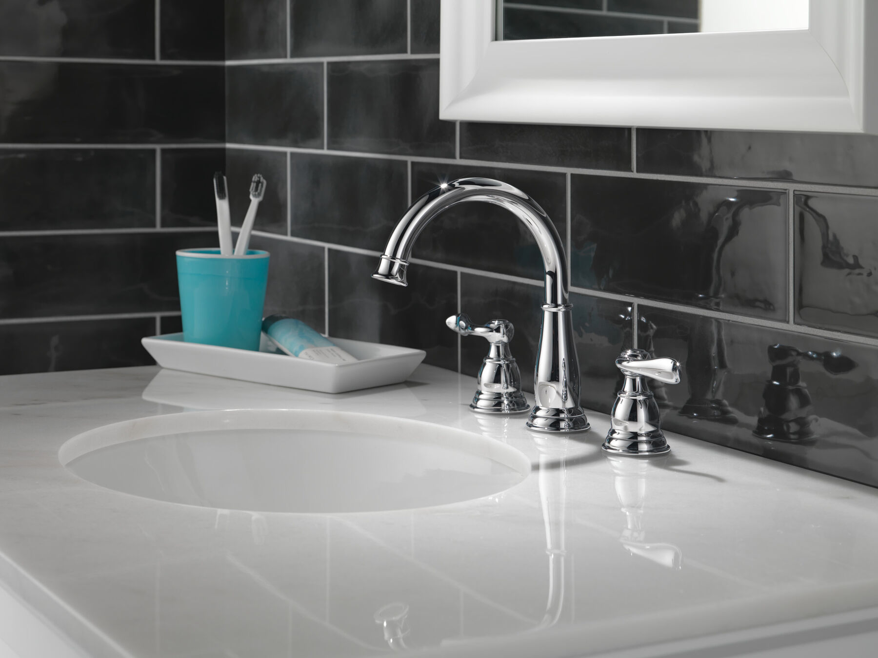 Llave para baño de extensión con dos manijas, imagen 4
