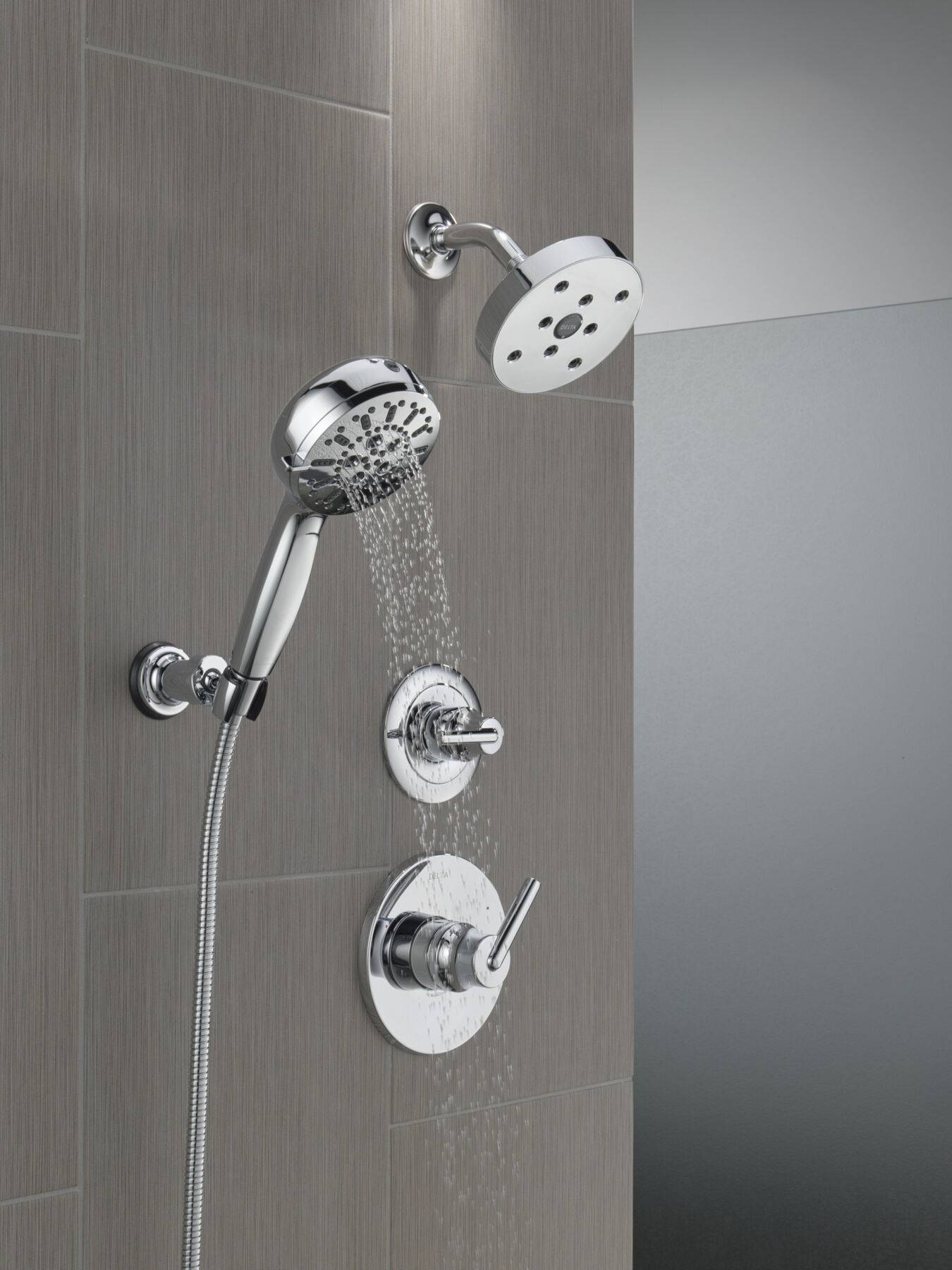 7-Setting Wall Mount Hand Shower with Cleaning Spray, image 19