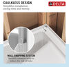 Procrylic Seated Shower Kit 60"x32" Right Drain