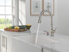 Llave para cocina monomando extensible con dispensador de jabón y tecnología ShieldSpray