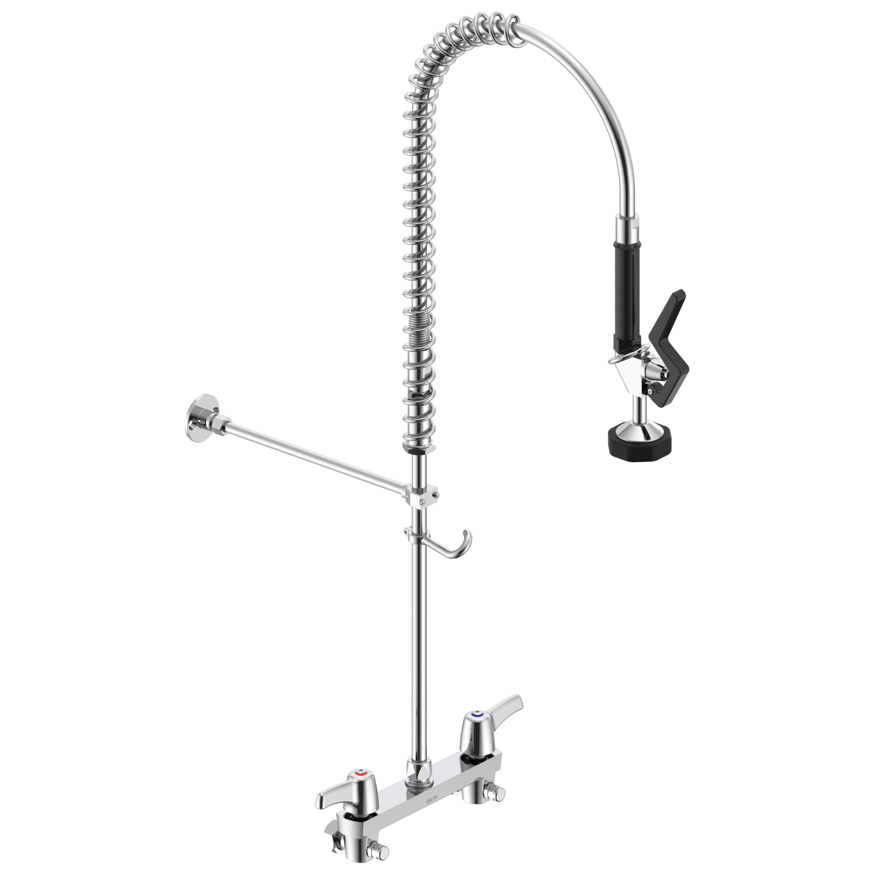 Pre-Rinse 8 In Wallmount Faucet