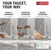 VoiceIQ® Single Handle Pull-Down Faucet with Touch<sub>2</sub>O® Technology