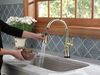 Llave para cocina monomando extensible con tecnologías Touch<sub>2</sub>O® y ShieldSpray®