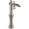 Llave para baño tipo vasija de diseño acanalado 1L con elevador sin desagüe (producto recertificado)