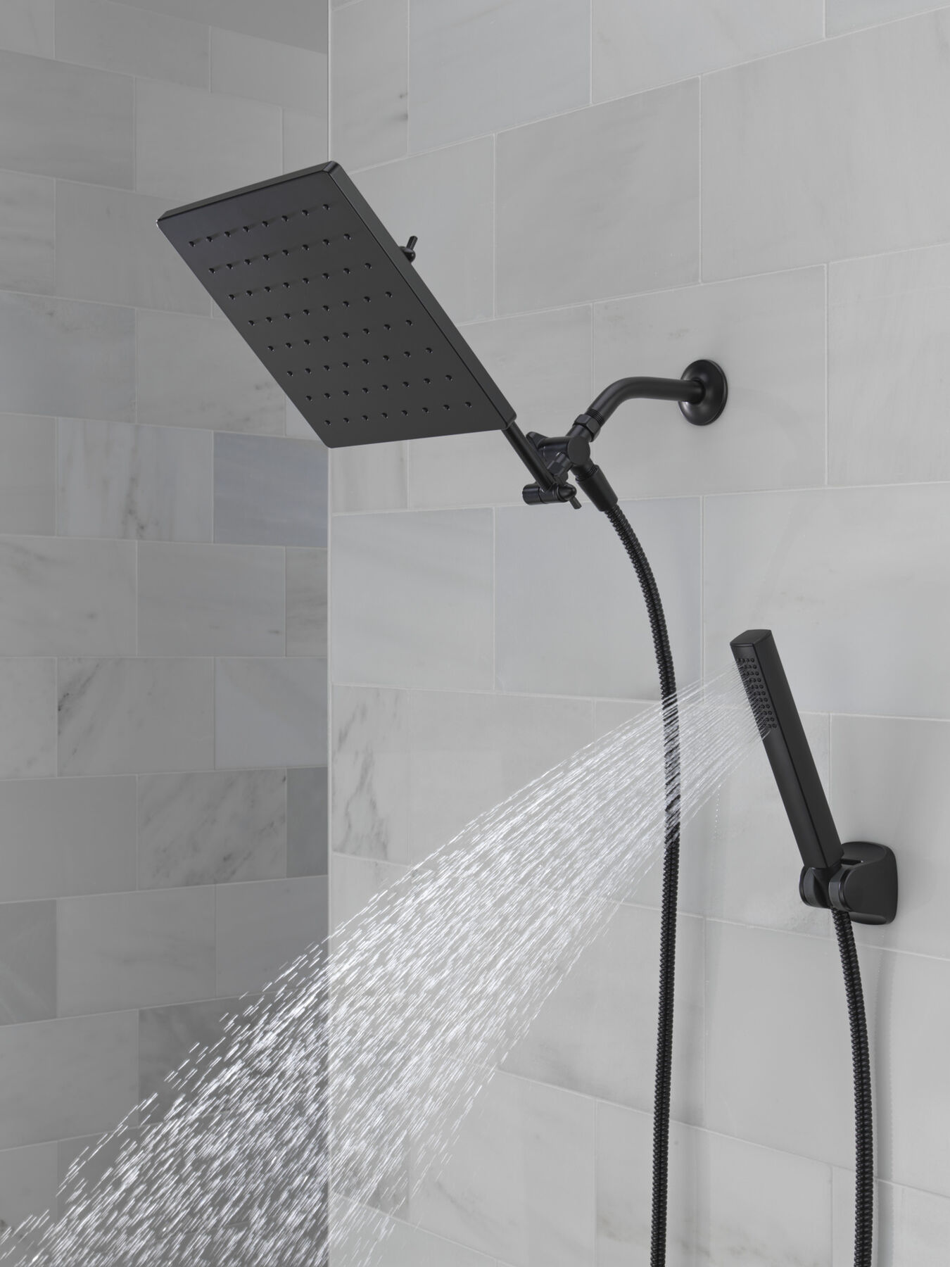 10 inch Raincan Shower Head & Hand Held Combo with Adjustable Extension Arm, image 14