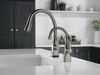 Llave para cocina monomando extensible con tecnologías Touch<sub>2</sub>O® y ShieldSpray®