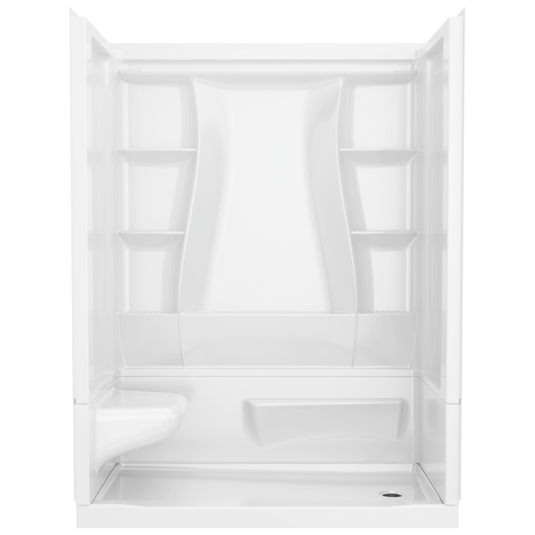 60x32 Alcove Shower Bundle - Left Seat Right Drain