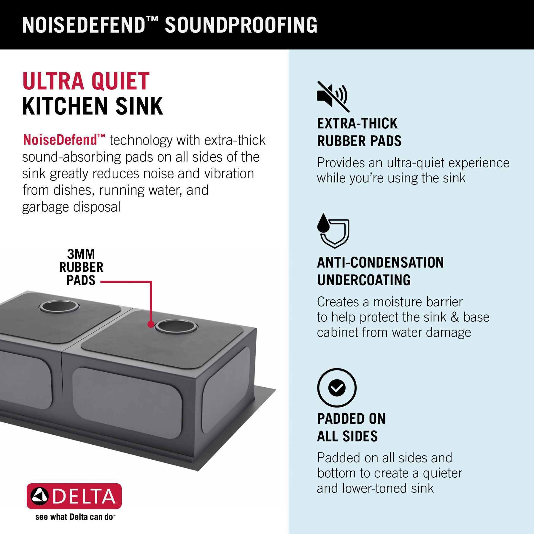 Lavabo de cocina tipo estación de trabajo con dos receptáculos de acero inoxidable 50/50 calibre 16 de 33" de montaje superior encastrado, con reborde WorkFlow™ y accesorios, imagen 14