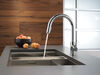 Llave para cocina monomando extensible con giro limitado
