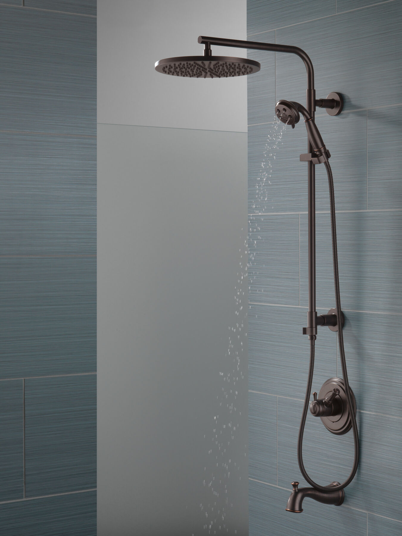 Salida de bañera, desviador deslizable hacia arriba, imagen 7