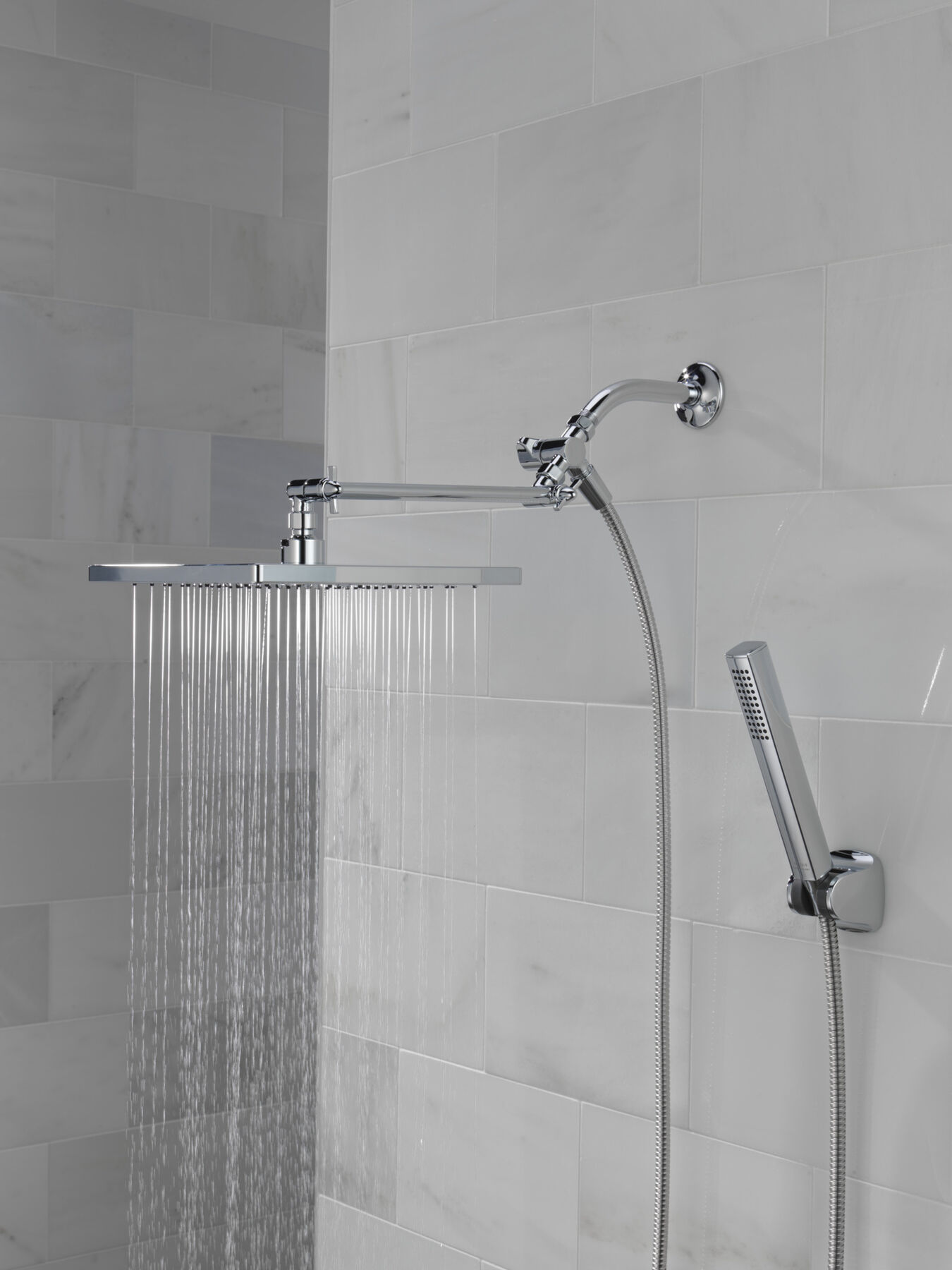 10 inch Raincan Shower Head & Hand Held Combo with Adjustable Extension Arm, image 15