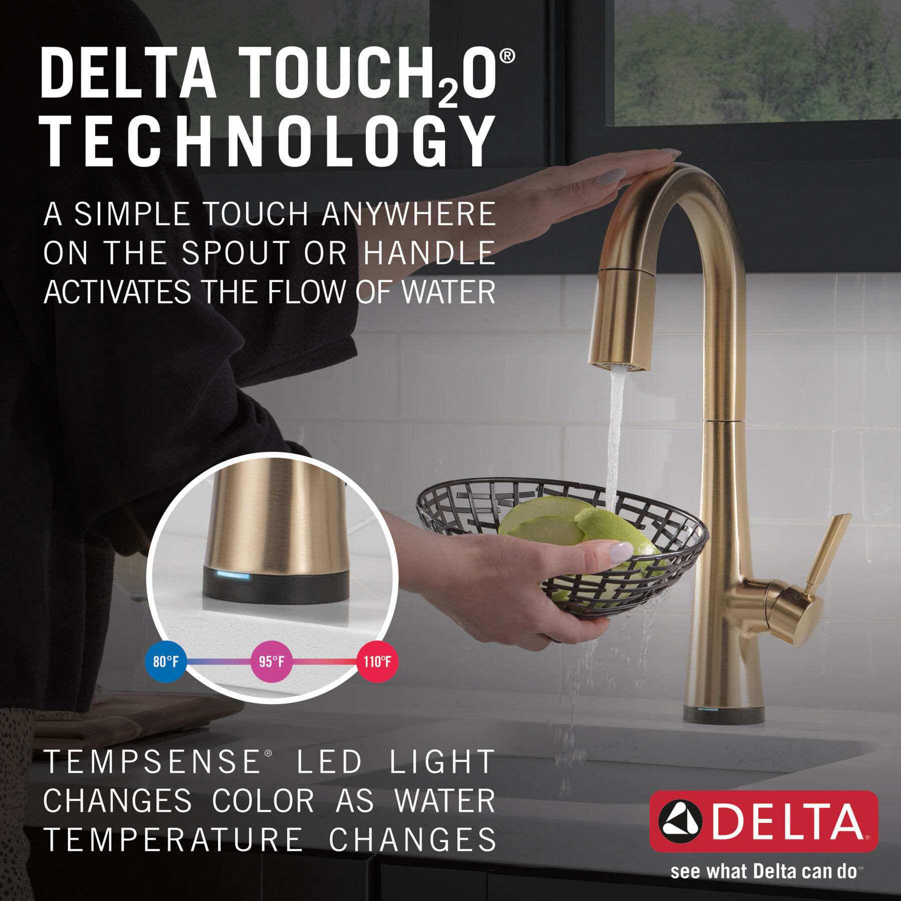 Single Handle Pull-Down Bar/Prep Faucet with Touch<sub>2</sub>O® Technology, image 7