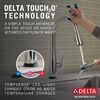 Llave para cocina monomando extensible con tecnología Touch<sub>2</sub>O®