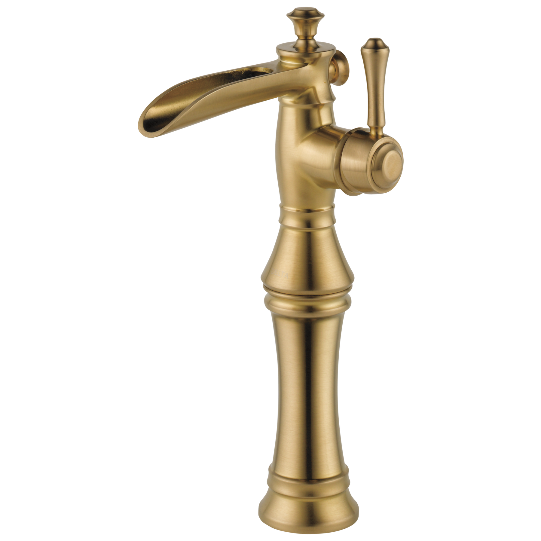 Llave para baño tipo vasija de diseño acanalado de una manija (producto recertificado)