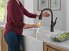 Touch<sub>2</sub>O® Technology Kitchen Faucet with Touchless Technology