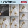 7-Setting Slide Bar Hand Shower with Cleaning Spray (Recertified)
